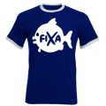 UNISEX tričko F.O.L. - Ryba - navy blue
