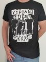 Pánské tričko - XXX - černobílé